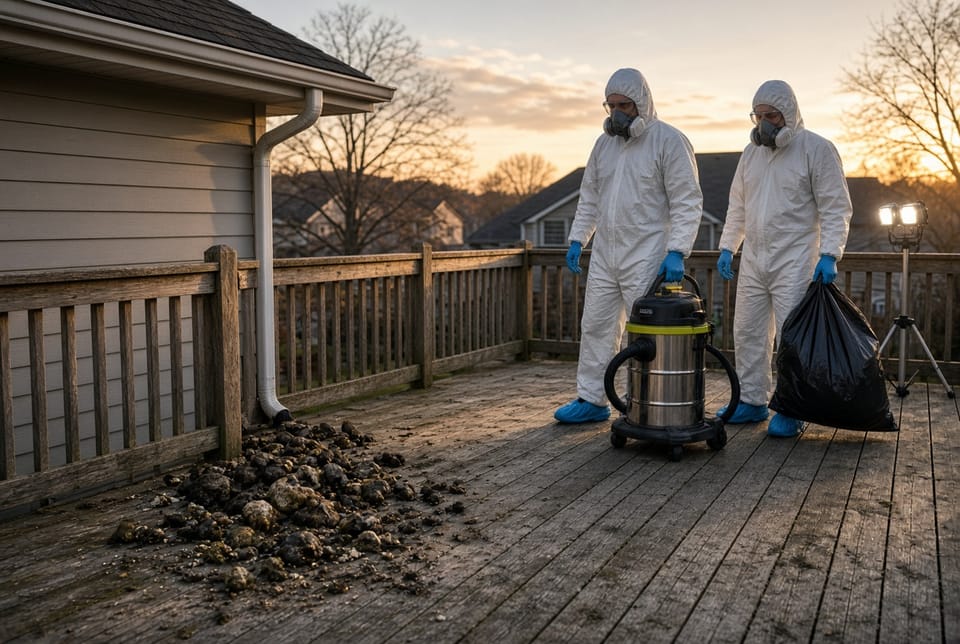 The Raccoon Latrine: Health Hazards and Professional Cleanup