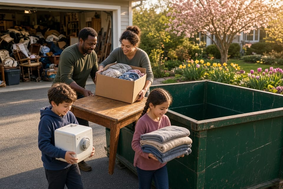 The Spring Cleaning Dumpster: Decluttering Your Home