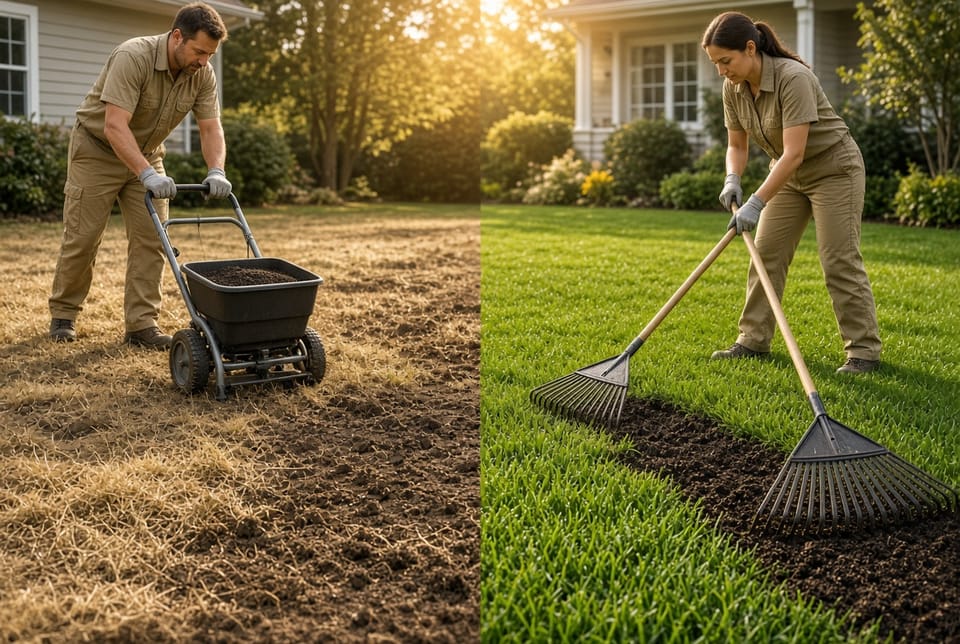 The Lawn Topdressing: Improving Soil Health with Compost