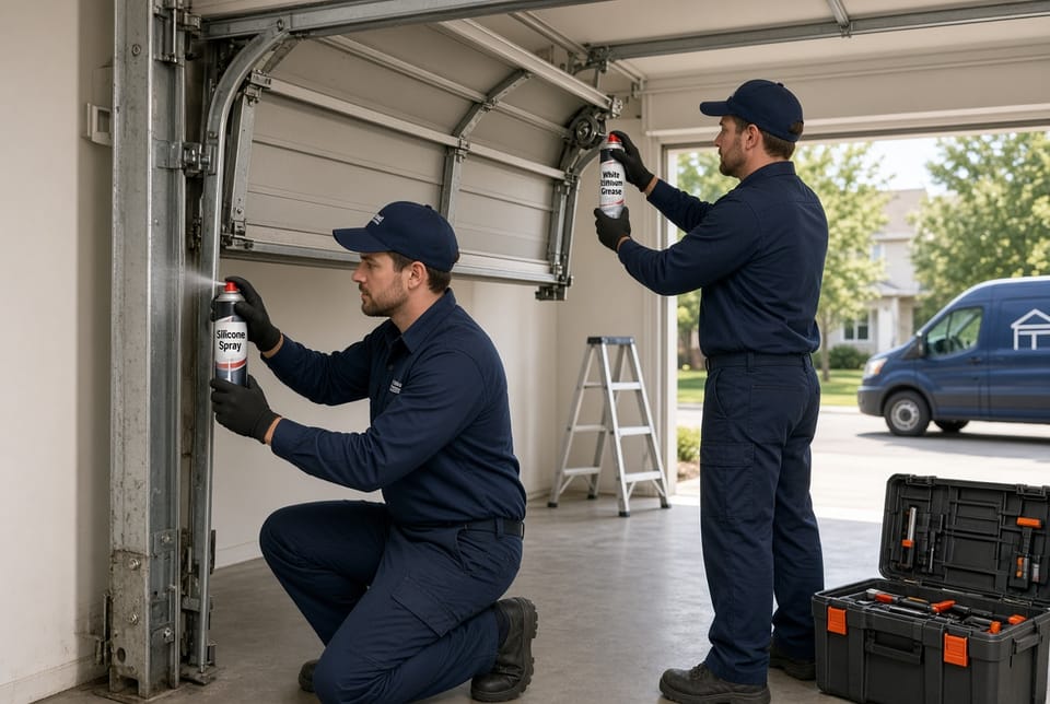 The Garage Door Track Lubrication: Which Lubricant to Use