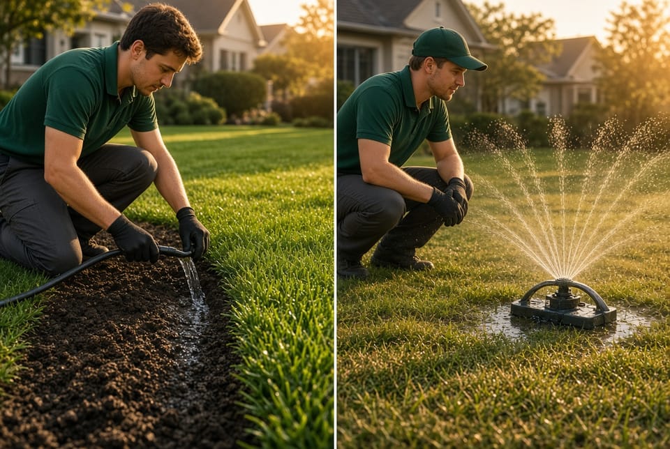The Lawn Watering Deep vs. Shallow: Why Roots Matter
