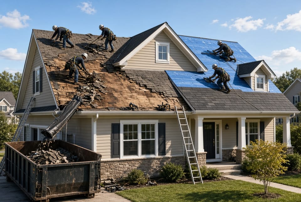 The Roof Replacement Process: Step-by-Step from Tear-Off to Final Inspection