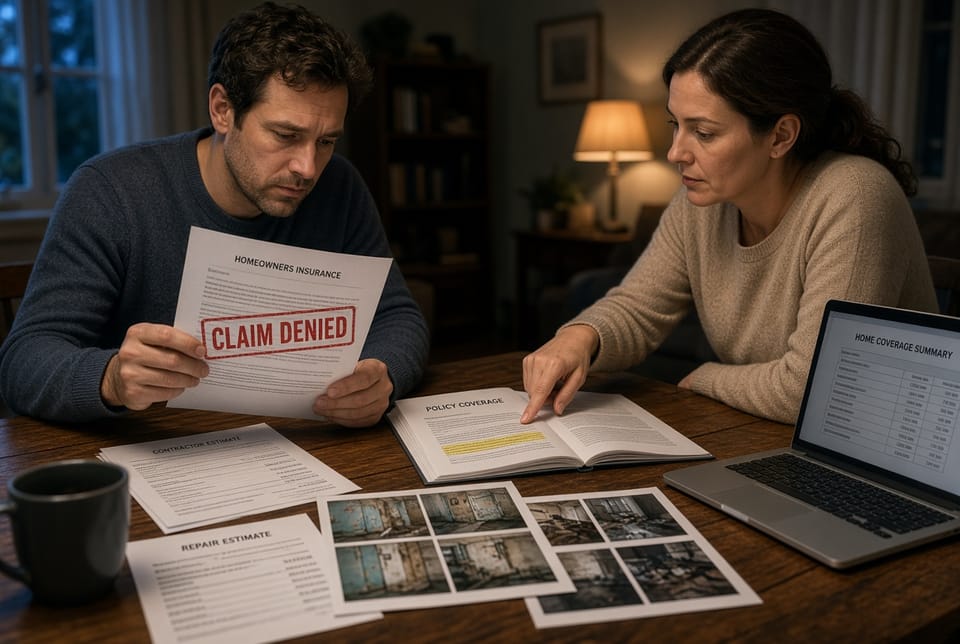 The Home Insurance Claim Denial: Common Reasons and How to Appeal