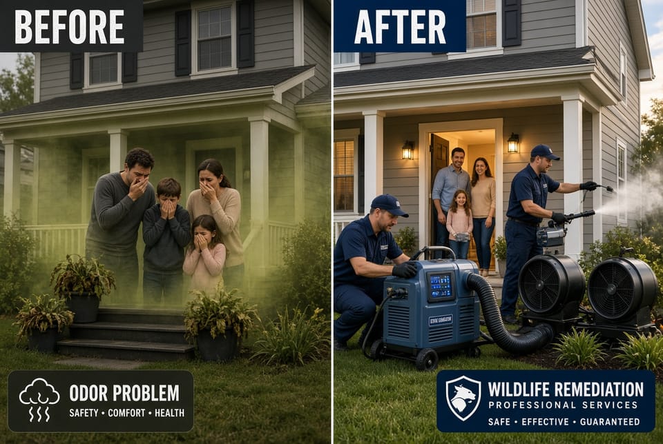 The Skunk Odor Removal: Deodorizing Your Home and Yard After a Spray