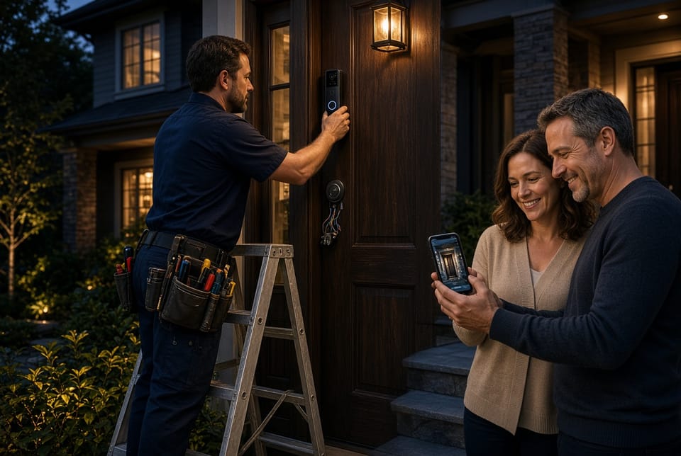 The Security System Video Doorbell: Installation and Features