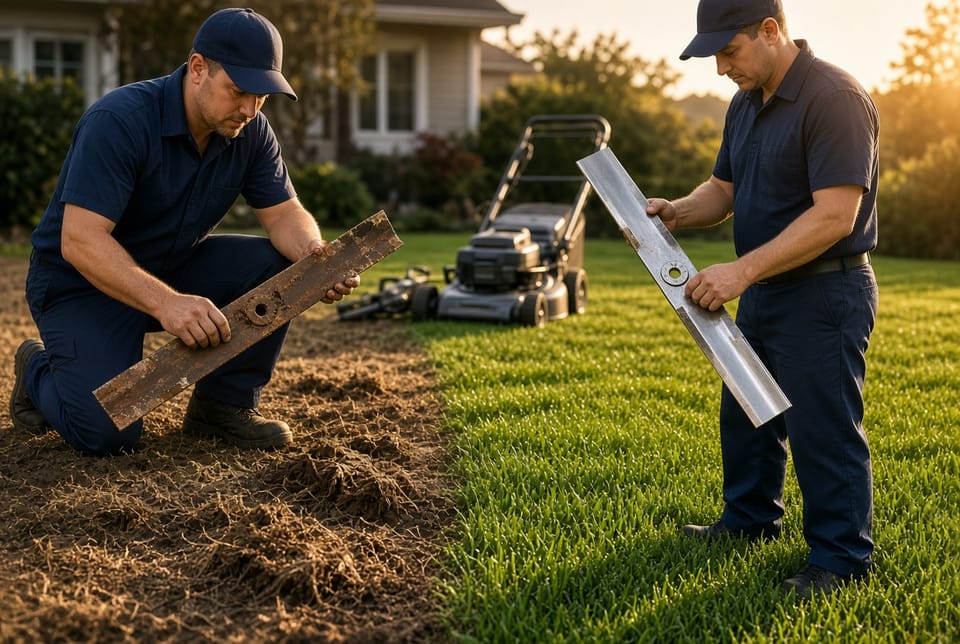 The Lawn Mower Blade Sharpening: Why It Matters for Grass Health