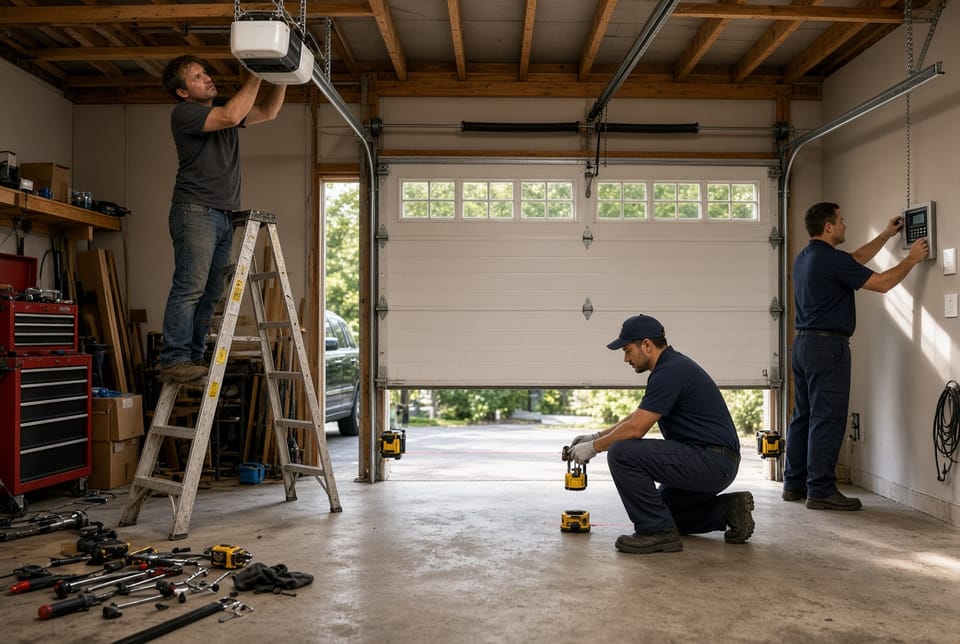 The Garage Door Opener Installation: DIY vs. Professional