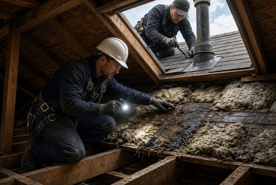 The Roof Leak Repair: Finding and Fixing the Source