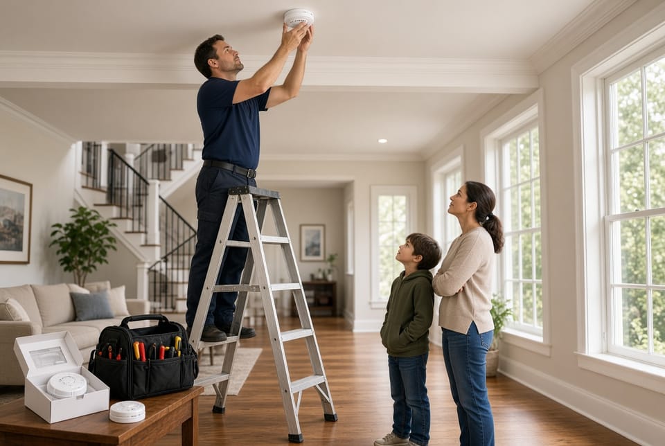 The Smoke Detector Installation: Placement and Interconnection