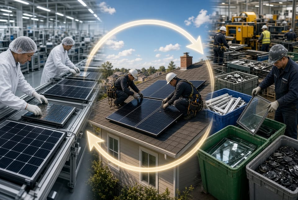 The Solar Panel Lifecycle: From Manufacturing to Recycling